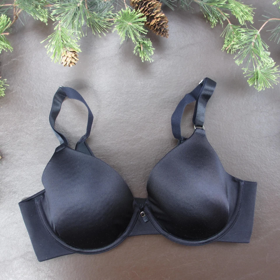 Sujetador Vanity Fair Talla 36C Negro Acolchado Con Aros Cierre Ajustable Espalda Foto 1 de 4