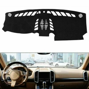 Cubierta de tablero negro para Porsche Cayenne 2008-2015 coche de conducción izquierda 1 pieza EE. UU. - Imagen 1 de 5