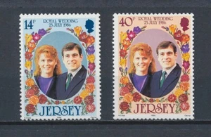 Jersey   404-5 MNH, Prince Andrew & Sarah Ferguson, 1986 - Picture 1 of 1