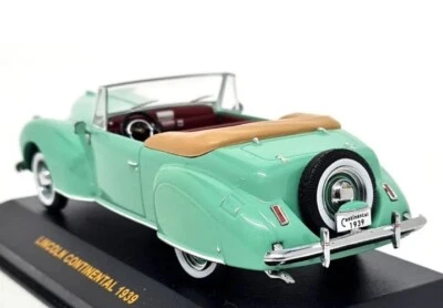 Ixo 1/43 - Lincoln Continental 1939 Green MUS017 - Immagine 1 di 3