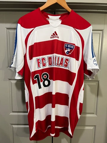 FC Dallas 2006-07 Home Jersey Sz L Burn Sidekicks MLS Cover
