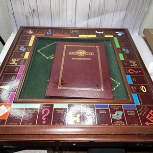 Vtg 1991 Franklin Mint Monopoly Real Estate Portfolio Properties Book Deed Cards - Picture 1 of 1