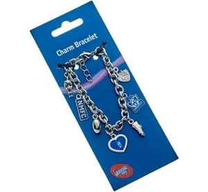 North Melbourne Kangaroos Official AFL Team Logo 7 Charm Bracelet Mother's Day - Picture 1 of 1