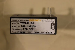 Littelfuse SSAC TSX141120 Solid State Timer 120VAC 1 Amp 120sec On Delay - Bild 1 von 8