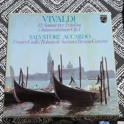 Accardo Gulli Vivaldi 12 Sonata 2 Violins Philips LP 6747 443 FREE SHIP USA CAN - Image 1 of 4