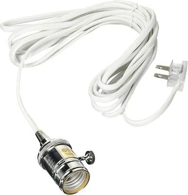 GLOBE ELECTRIC 65442 1LGT 1灯镀铬插件吊坠 — 第 1/2 张图片