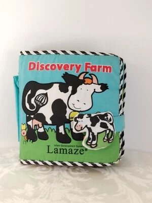 Juguete de aprendizaje de libro suave de desarrollo de peluche Lamaze Discovery Farm 7"1/2x7"1/2 Foto 1 de 4