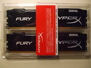 Kingston HyperX FURY 16GB 1.35V DDR3L 1866MHz HX318LC11FBK2/16 - Picture 1 of 1