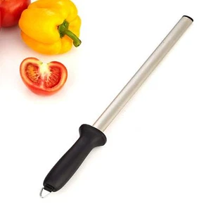 Wetzstab Diamant Messerschärfer Stab Stahl oval für Profi Koch USA - Bild 1 von 12