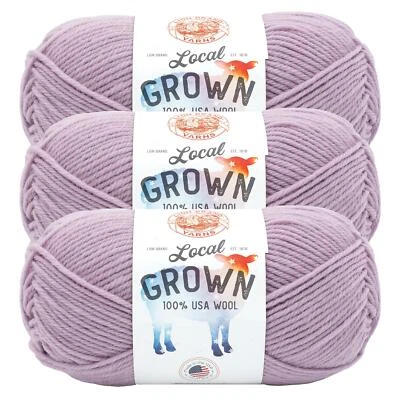 (3 Pack) Lion Brand Yarn 668-191H Local Grown Yarn, Lilac - Image 1 of 4
