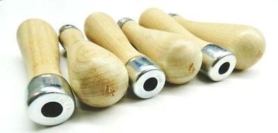 File Handles Lutz Skroo-Zon #4 for 6" Files with Self Threading Insert Set of 6 - Image 1 of 4