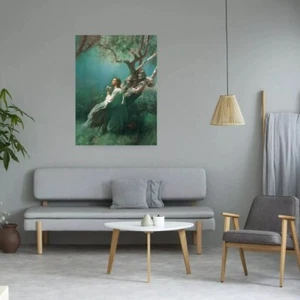 JESUS IN GETHSEMANE GLOSSY christ garden praying lord Print Canvas Art Poster - Picture 1 of 4