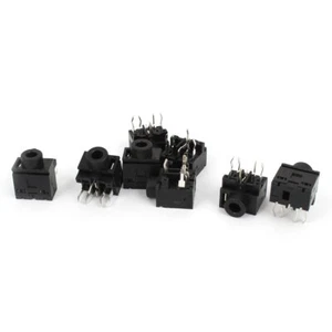 Conector hembra negro 8 pcs Montaje en PCB 5 pines hembra PCB jack estéreo 3,5mm - Imagen 1 de 1