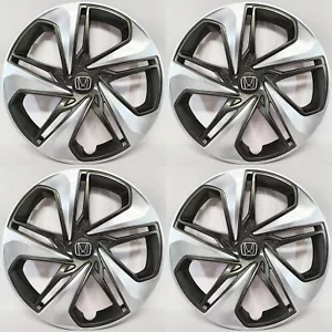 SET/4 FITS 2019-2021 Honda Civic LX 16" Hubcaps / Wheel Covers # 541-16SC + LOGO - Picture 1 of 7