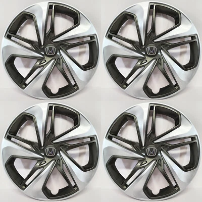 SET/4 FITS 2019-2021 Honda Civic LX 16" Hubcaps / Wheel Covers # 541-16SC + LOGO - Image 1 of 4