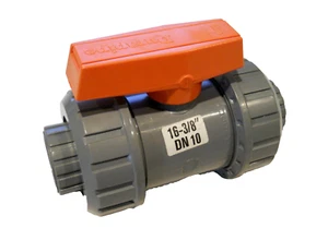 Nueva válvula de bola Durapipe ABS 16mm True Union con sello EPDM, 11902305 - Imagen 1 de 6