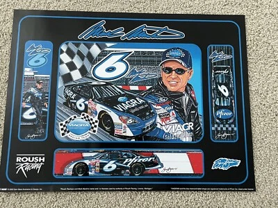 Matt Martin Kraft NASCAR Sam Bass 2003 Roush Racing Poster 24 x 18 1024 - Image 1 of 4