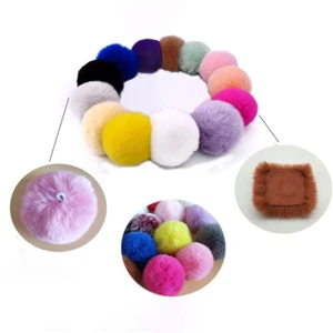5Pcs Fluffy Soft Pompoms Plush Pompoms DIY Hat Sewing Crafts Decor - Picture 1 of 30
