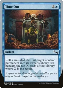 Magic the Gathering (mtg): UST: Time Out  (x 4) - Picture 1 of 1