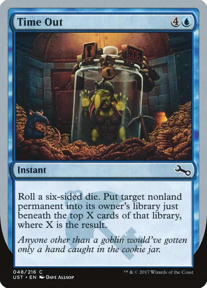 Magic the Gathering (mtg): UST: Time Out  (x 4) - Image 1 of 1