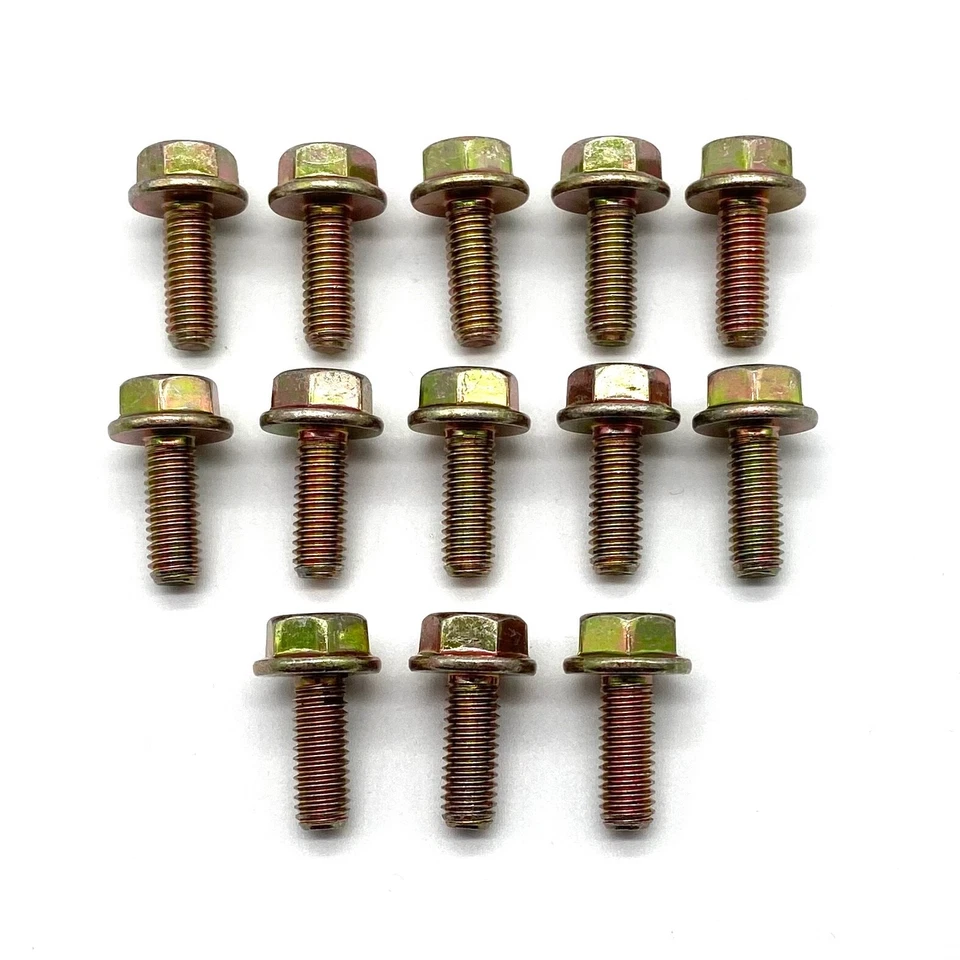 Compatível com parafusos de panela de óleo Jeep Wrangler TJ 03-06 2,4L 10,9 zinco amarelo 6503570 - Imagem 1 de 1