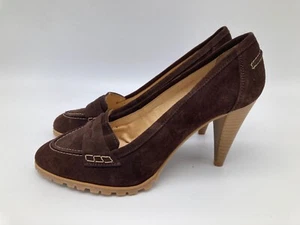 Alba Moda Pumps High Heels Gr. 41 braun Wildleder Gummisohle - Bild 1 von 8