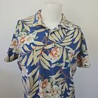 Vintage Polo Ralph Lauren Women's Tropical Floral Print Polo Shirt XL Custom Fit
