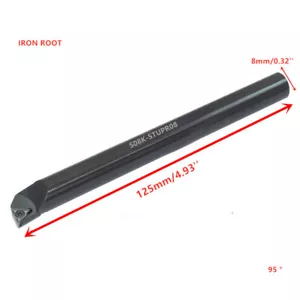 S08K-STUPR08 CNC lathe internal tool holder boring bar for TPGH08 insert - Picture 1 of 5