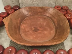 24 manzanas decorativas de madera decoración de frutas artificiales con cuenco rústico tallado artesanalmente - Imagen 1 de 4