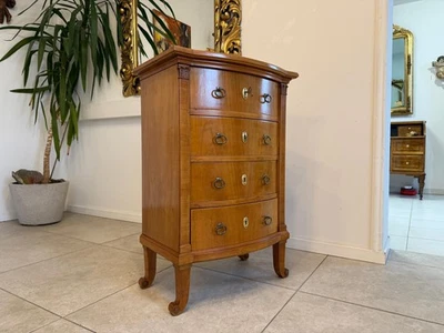 Restaurierte Jugendstil Kommode 4 Ladenkommode Nussholz G2226 - Bild 1 von 4