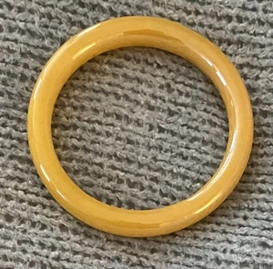 *Beautiful* Vintage Butterscotch Glass Bangle Bracelet 3.5” - Picture 1 of 3