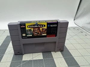 Super Pinball: Behind the Mask SNES Super Nintendo Tested working - Picture 1 of 6