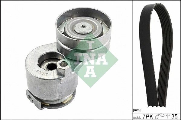 JUEGO DE CINTURÓN ACANALADO EN V SE ADAPTA A: SE ADAPTA A RENAULT EURO CLIO III 2.0 16V SPORT /2.0 16V Foto 1 de 3