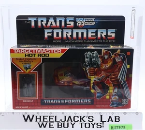 Cinta Transformadora Hot Rod Targetmaster AFA GRADO 75 75/90/90 G1 SELLADA NUEVA - Imagen 1 de 13