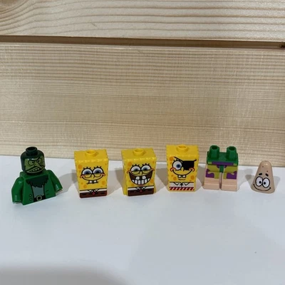 Lego Spongebob Squarepants Minifigures Lot Of 6 parts and pieces  - Image 1 of 2