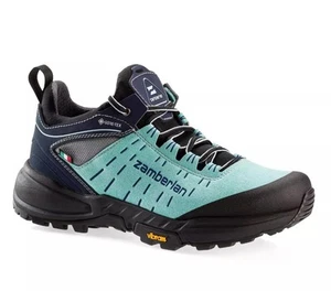 Zamberlan Women's 335 Circe Low GTX Hiking Shoes 7M Light Blue/Navy - Picture 1 of 6