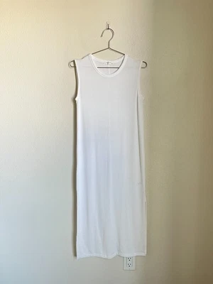Vestido midi tejido musculoso rag & bone en blanco talla XS Foto 1 de 4