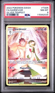 2022 Pokemon Silver Tempest #TG05 Fa/Gardevoir Silver Tempest PSA 8 - Picture 1 of 2