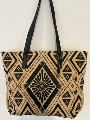 Cartera Boho Lucky Brand Negra y Tostada - Bolso - ¡Debe verlo!  Foto 1 de 4