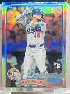 Andy Pages 2024 Topps Chrome 35th Anniversary Refractor Rookie RC - Bild 1 von 1