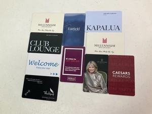 Tarjetas de hotel. x10. Variedad. Tarjetas exactas como en la foto. Excelente estado. - Imagen 1 de 2