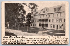 Wallingford Vermont Das neue Wallingford Hotel ca. 1906 Postkarte - Bild 1 von 2