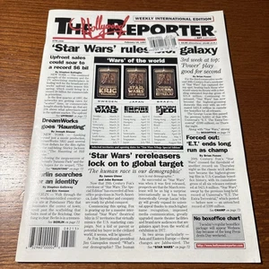 1997 VTG The Hollywood Reporter: Star Wars Rereleased To Global Markets / E. T. - Picture 1 of 10