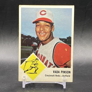 1963 Fleer #34 Vada Pinson Cincinnati Reds Vintage Baseball Sammelkarte - Bild 1 von 2