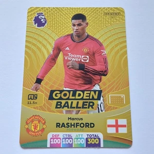 Marcus RASHFORD - GOLDEN BALLER Panini Adrenalyn XL 2024 Premier League Man Utd - Picture 1 of 2