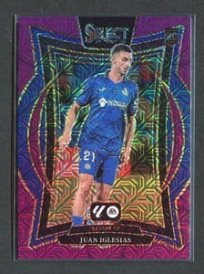 2024-25 Panini Select La Liga - #41 Juan Iglesias [Purple Mojo Prizm] Rookie RC - Picture 1 of 2