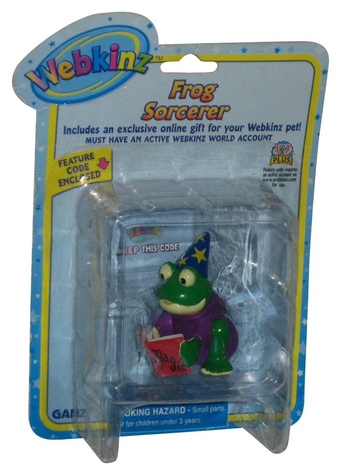 Minifigura de 2 pulgadas Webkinz Frog Sorcerer Foto 1 de 1