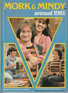 Vintage UK: Mork & Mindy Annual 1981 "Classic TV Annual With Robin Williams" - Picture 1 of 8