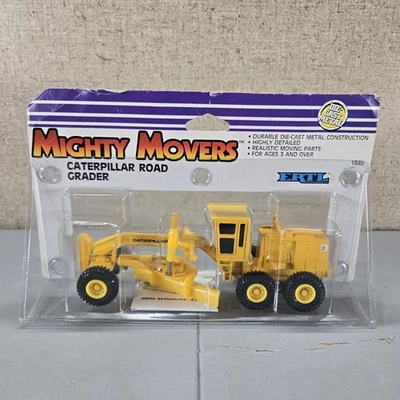 Vintage 1988 ERTL 1:64 Mighty Movers Caterpillar Road Grader NIB #1848 - Image 1 of 4