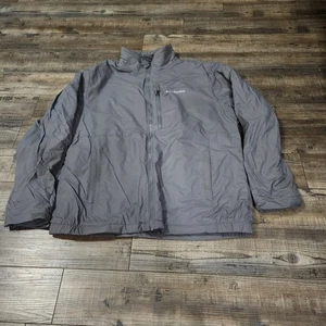Columbia fleece lined rain jacket grey size Large 2230 - Picture 1 of 6